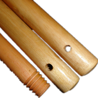 Factory Price Household Varnish Orange Wood Sticks For Broom