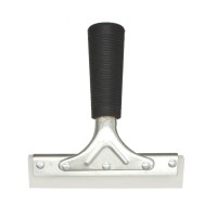 8" pro squeegee, stainless steel handle